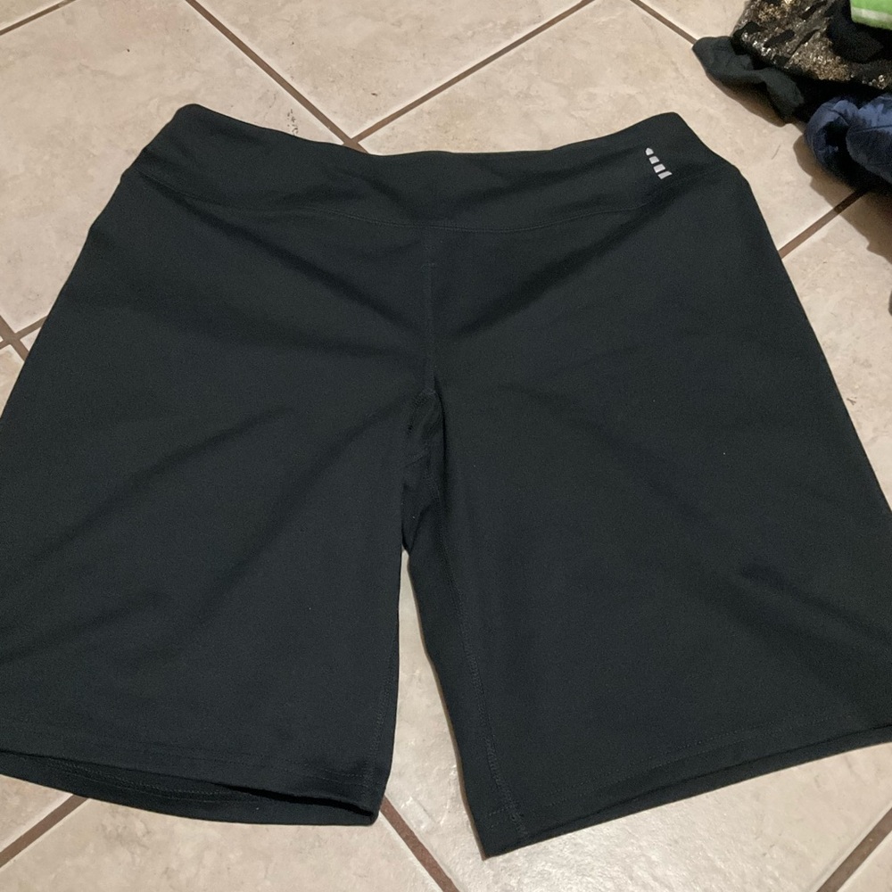 Lands' End Women's Black Athletic Shorts